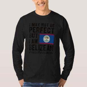 Ich bin Belize Flag Belize Heritage Belizean Roots T-Shirt