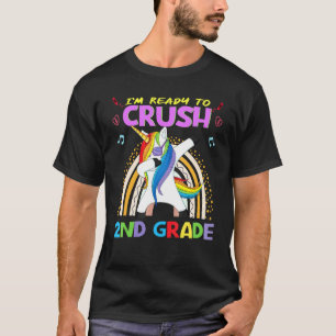 Ich bin bereit, 2nd Grade Dabbing Unicorn Boys G T-Shirt