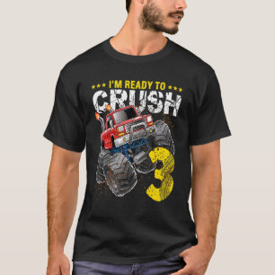 Ich bin bereit, 3 Monster Truck 3. Geburtstag B zu T-Shirt
