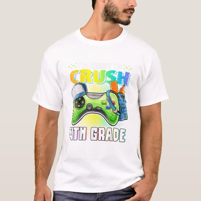 Ich bin bereit, 4. Klasse zu brechen T-Shirt (Vorderseite)