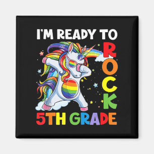 Ich bin bereit, 5. Klasse zurück zur Schule zu hol Magnet