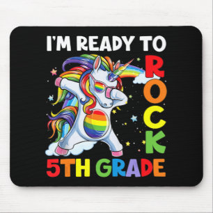 Ich bin bereit, 5. Klasse zurück zur Schule zu hol Mousepad