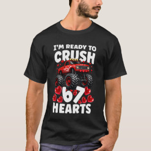 Ich bin bereit, 67 Herzen am Valentinstag der Jung T-Shirt