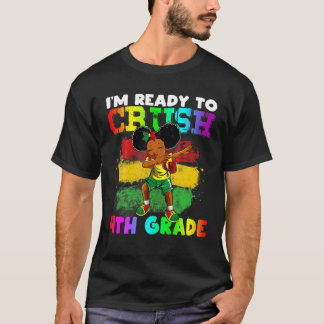 Ich bin bereit, Afrikanisches Mädchen der vierten T-Shirt