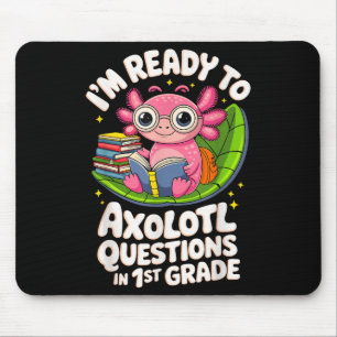 Ich bin bereit, Axolotl-Fragen zu beantworten, die Mousepad