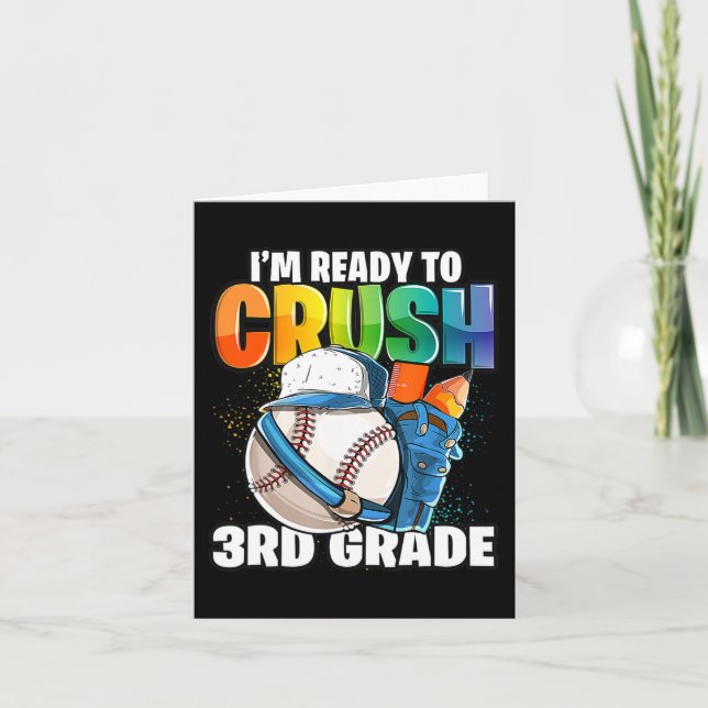 Ich bin bereit, Baseball der dritten Klasse nach S Karte (Vorderseite)