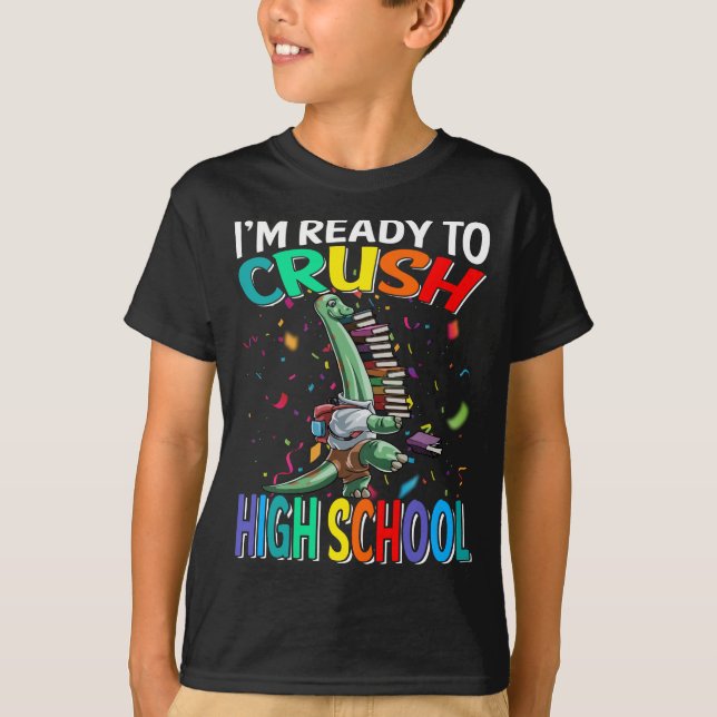 Ich bin bereit, Brachiosaurus von der High School  T-Shirt (Vorderseite)