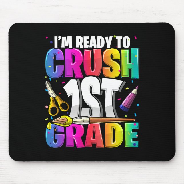 Ich bin bereit, das 1. Grade CK zu einem Schulkuns Mousepad (Vorne)