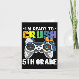 Ich bin bereit, das 5th Grade Video Game CK an Sch Karte