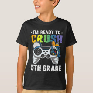 Ich bin bereit, das 5th Grade Video Game CK an Sch T-Shirt