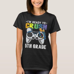 Ich bin bereit, das 5th Grade Video Game CK an Sch T-Shirt