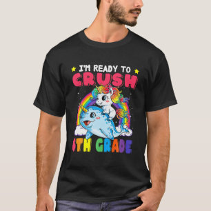 Ich bin bereit, das 6. Narwhal-Einhorn zurückzudrä T-Shirt