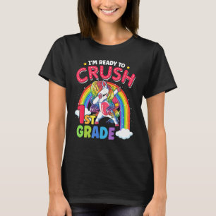 Ich bin bereit, das erste Grade Dabbing-Einhorn wi T-Shirt