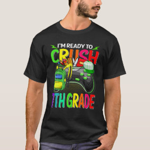 Ich bin bereit, das siebte Video-Spiel wieder auf T-Shirt