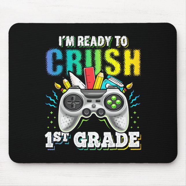 Ich bin bereit, das Video der ersten Klasse wieder Mousepad (Vorne)