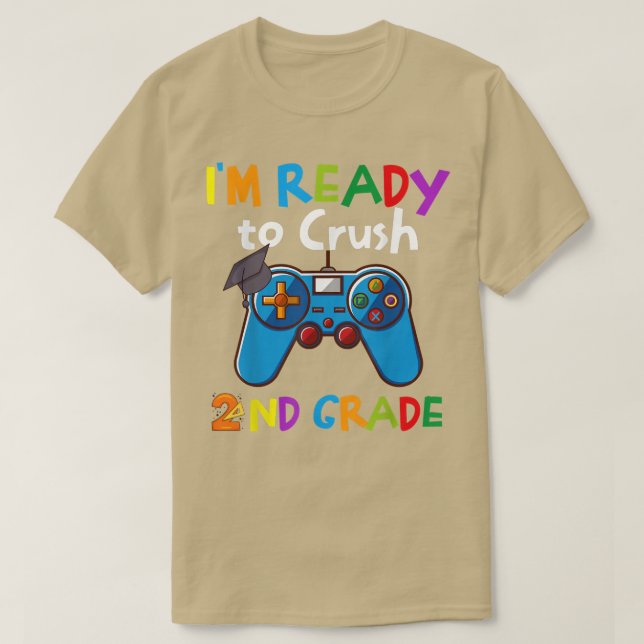 Ich bin bereit, das Video der zweiten Klasse wiede T-Shirt (Design vorne)