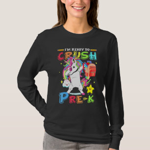 Ich bin bereit, das vorkalte Dabbing-Einhorn wiede T-Shirt