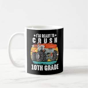 Ich bin bereit, den 10. Grade Funny Monster Truck Kaffeetasse