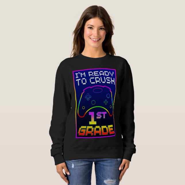 ICH BIN BEREIT, DEN 1. GRAD ZU ERREICHEN SWEATSHIRT (Vorne ganz)