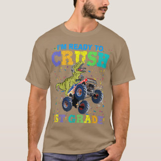 Ich bin bereit, den 1. Grade Dinosaur Monster Tru T-Shirt