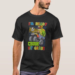 Ich bin bereit, den 1. Grade Dinosaurier Monster T T-Shirt