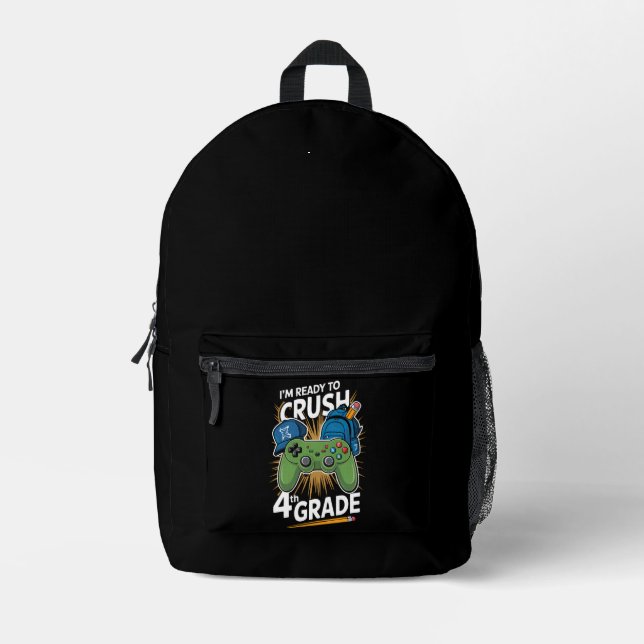 Ich bin bereit, den 4. bedruckter rucksack (Vorderseite)