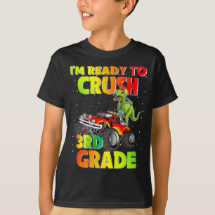 Ich bin bereit, den dritten Grade Dinosaur Monter T-Shirt