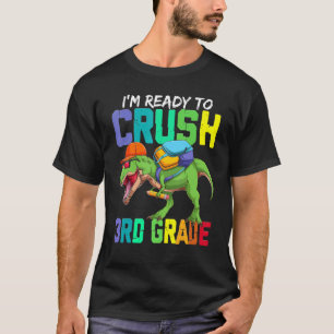 Ich bin bereit, den dritten Schulabschluss in Dino T-Shirt