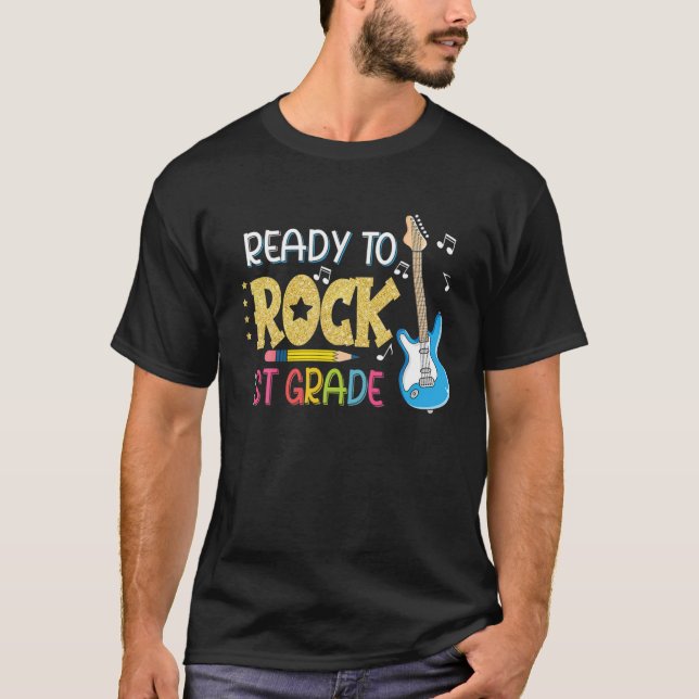 Ich bin bereit, den ersten Schulabschluss zu mache T-Shirt (Vorderseite)