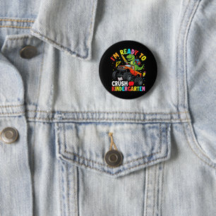 Ich bin bereit, den ersten Tag im Kindergarten zu Button
