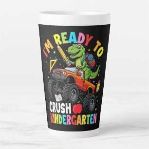 Ich bin bereit, den ersten Tag im Kindergarten zu Milchtasse
