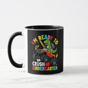 Ich bin bereit, den ersten Tag im Kindergarten zu Tasse