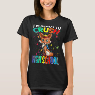 Ich bin bereit, den Fuchs der High School wieder i T-Shirt