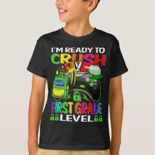 Ich bin bereit, den Gamer der ersten Klasse zu unt T-Shirt