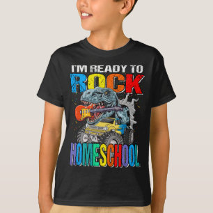 Ich bin bereit, den Homeschool Monster Truck zu ro T-Shirt