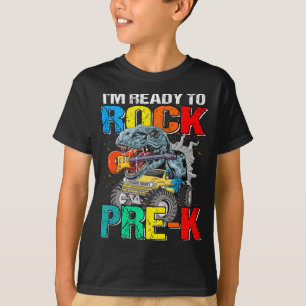 Ich bin bereit, den Jungen von "Pre-K Monster Truc T-Shirt