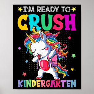Ich bin bereit, den Kindergarten am ersten Tag Poster
