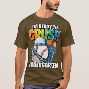 Ich bin bereit, den Kindergarten Baseball wieder i T-Shirt