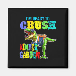 Ich bin bereit, den Kindergarten-Dinosaurier Byck Magnet