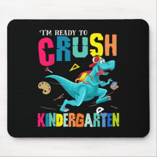 Ich bin bereit, den Kindergarten-Dinosaurier Byck Mousepad