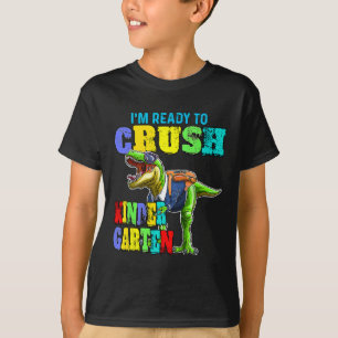 Ich bin bereit, den Kindergarten-Dinosaurier Byck T-Shirt