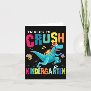 Ich bin bereit, den Kindergarten Dinosaurier CK zu Karte
