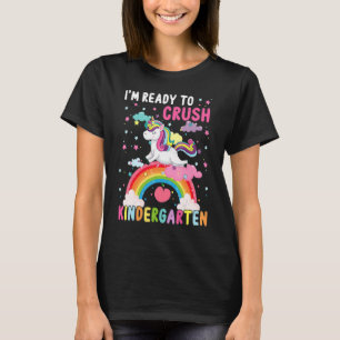 Ich bin bereit, den Kindergarten-Einhorn-Tag zu kn T-Shirt