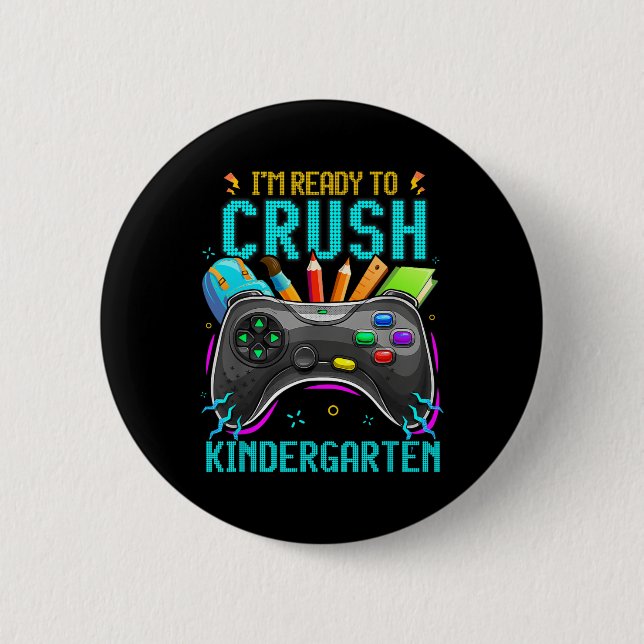 Ich bin bereit, den Kindergarten mit dem Video zur Button (Vorderseite)