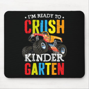 Ich bin bereit, den Kindergarten-Monster-LKW zu ze Mousepad
