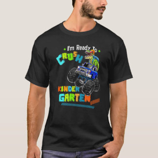 Ich bin bereit, den Kindergarten-Monster-Truck-Din T-Shirt