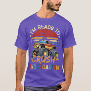 Ich bin bereit, den Kindergarten-Monster-Truck zur T-Shirt