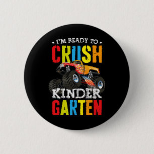 Ich bin bereit, den Kindergarten-Monstertruck zu z Button