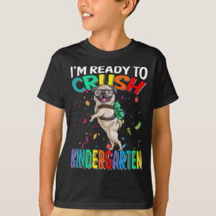 Ich bin bereit, den Kindergarten-Mops-Hund-T - Shi T-Shirt