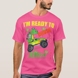 Ich bin bereit, den Kindergarten-Truck Dinosaur Un T-Shirt